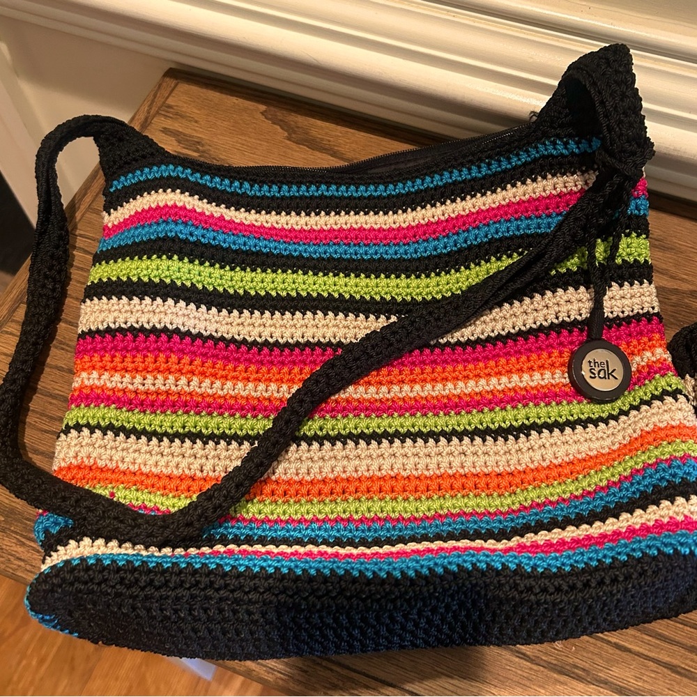 The Sak Macrame Cross Body Purse